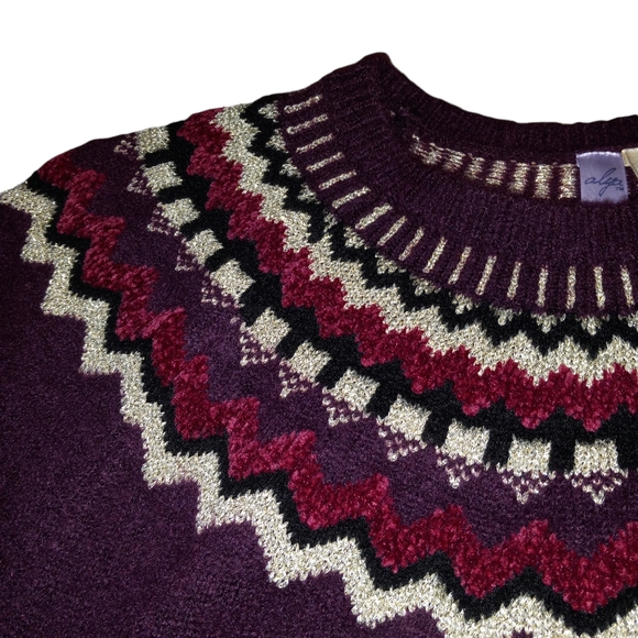 Fair Isle Pullover Sweater, NWT 🧾 - Picture 3 of 9